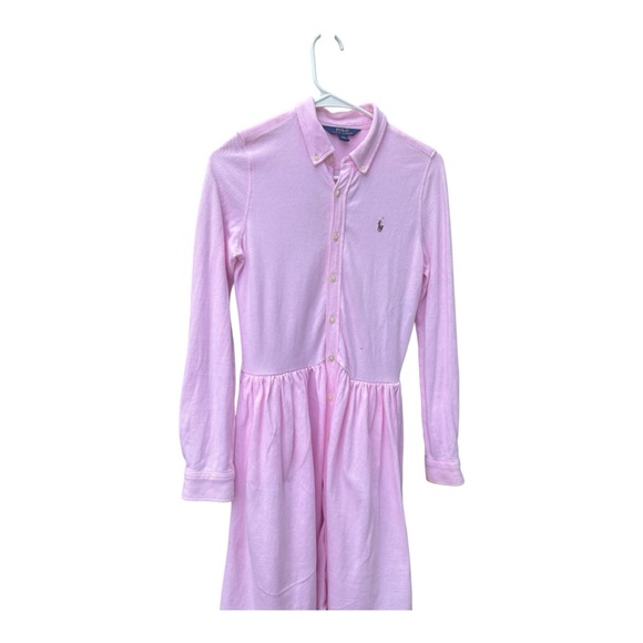 Ralph Lauren Light Pink Button-Up Dress - Picture 1 of 2
